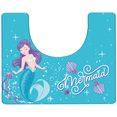 Magical Mermaids Anti-Slip Velvet Soft Kids Bathroom Mats