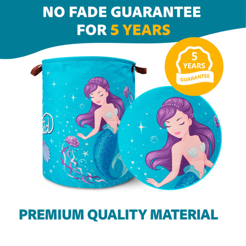 Dirt & Stain Resistant Waterproof Laundry Hamper, Magical Mermaids theme