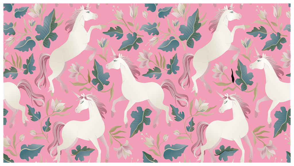 Beautiful pink floral unicorn design on an organic cotton towel, featuring majestic white unicorns with flowing pink manes, surrounded by lush botanical elements and elegant flowers. This premium-quality, ultra-soft, and highly absorbent towel is crafted from 100% organic cotton, ensuring gentle care for kids' sensitive skin. Perfect for bath time, beach outings, and swimming adventures, it offers a fade-resistant 4K print lasting up to 500 washes. The enchanting unicorn pattern makes it a magical and fun
